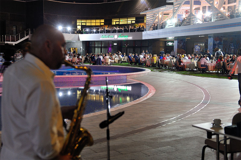 Сочи. Отель Radisson Blu Paradise Resort & Spa. XIV Международный банковский форум Банки России XXI век. Гала-вечер. Гала-ужин