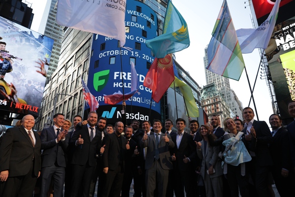 Торги акциями российского Freedom Holding Corp. успешно стартовали на Nasdaq