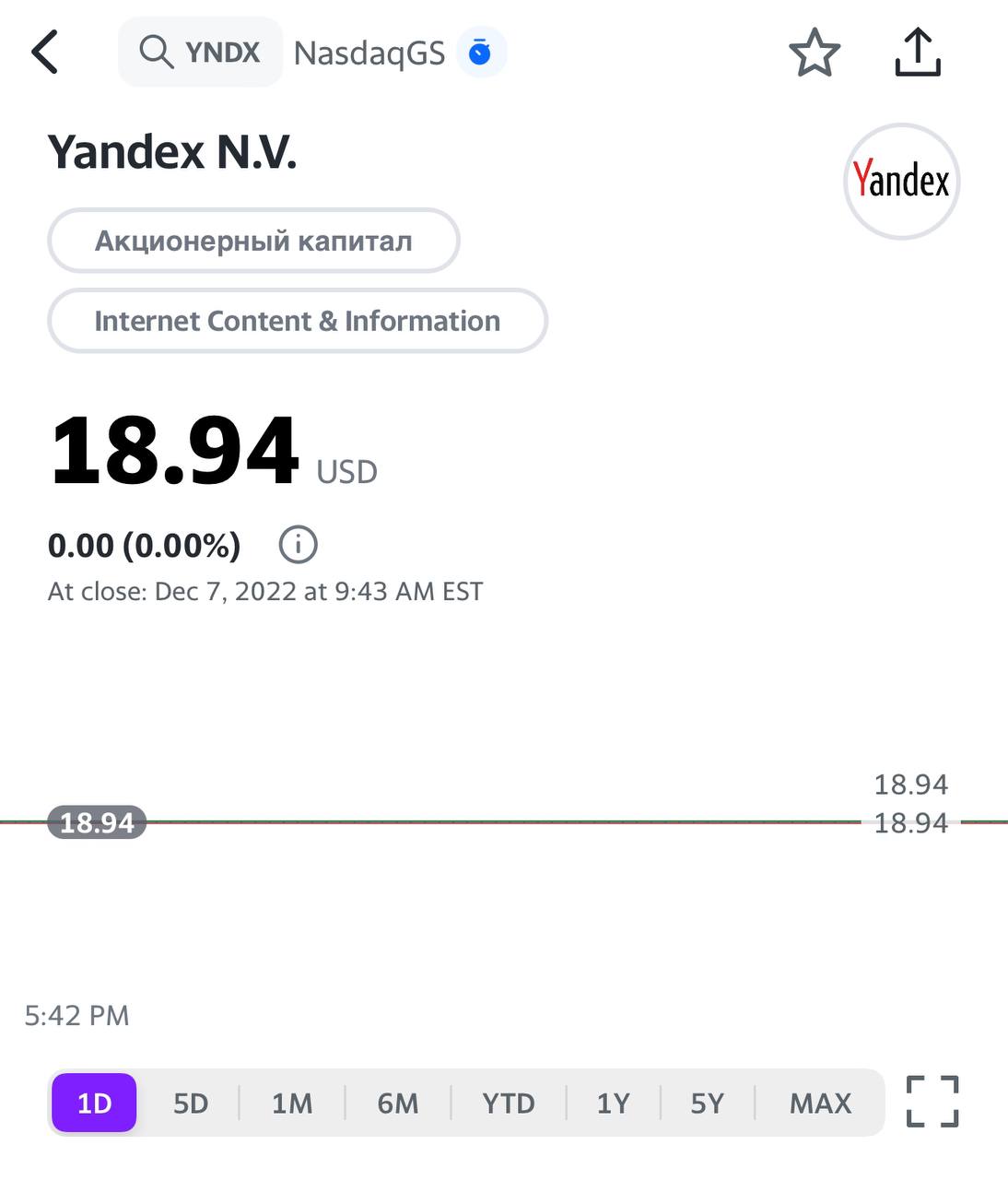 Собрание акционеров Яндекс