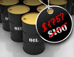 Прогноз: нефть может подорожать до $175 за баррель