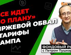 Биржевой обвал и тарифы Трампа | Петр Пушкарев