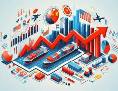 Китайский экспорт растет вопреки падению поставок в США