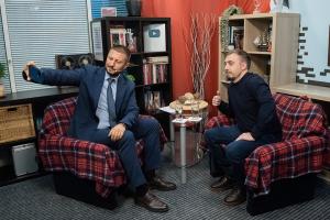 (слева направо) Павел Самиев, генеральный директор аналитического центра «БизнесДром»; Андрей Хорошилов, основатель и генеральный директор «Сохрани лес»