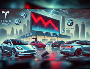Затяжное пике: Tesla продолжает терять позиции на европейском рынке