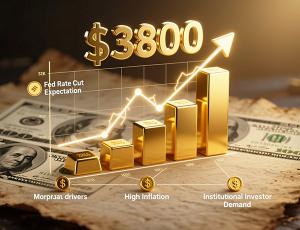 Morgan Stanley: золото подорожает до $3800