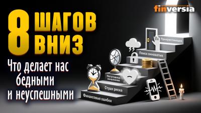 8 шагов вниз. Что делает нас бедными и неуспешными | Ян Арт. Finversia